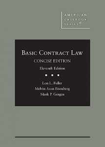 9781685610319-1685610315-Basic Contract Law, Concise Edition (American Casebook Series)