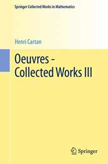 9783662469118-3662469111-Oeuvres - Collected Works III (Springer Collected Works in Mathematics) (English and French Edition)