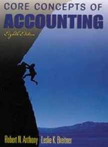 9780130406712-0130406716-Core Concepts of Accounting (8th Edition)