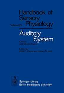 9783642660849-3642660843-Auditory System: Clinical and Special Topics (Handbook of Sensory Physiology, 5 / 3)