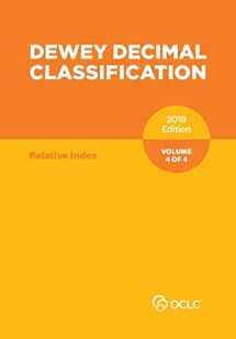 9781556530869-1556530862-Dewey Decimal Classification, January 2019, Volume 4 of 4