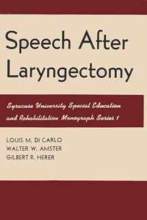 9780815620167-0815620160-Speech After Laryngectomy