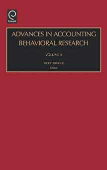 9780762310470-0762310472-Advances in Accounting Behavioral Research (Advances in Accounting Behavioral Research, 6)