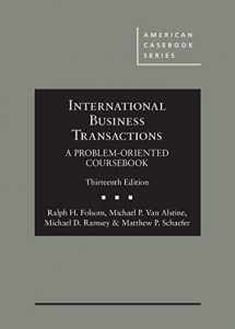 9781640202566-1640202560-International Business Transactions: A Problem-Oriented Coursebook (American Casebook Series)