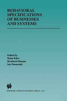 9780792386292-0792386299-Behavioral Specifications of Businesses and Systems (The Springer International Series in Engineering and Computer Science, 523)
