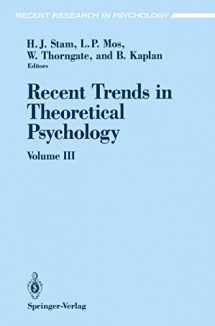 9780387979632-0387979638-Recent Trends in Theoretical Psychology: Selected Proceedings of the Fourth Biennial Conference of the International Society for Theoretical Psychology June 24–28, 1991 (Recent Research in Psychology)