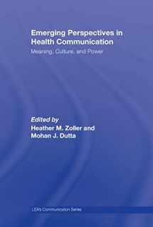 9780805861952-0805861955-Emerging Perspectives in Health Communication: Meaning, Culture, and Power (Lea's Communication)