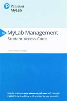 9780135854754-013585475X-Modern Management: Concepts and Skills -- 2019 MyLab Management with Pearson eText Access Code