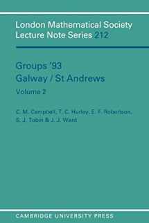 9780521477505-0521477506-Groups '93 Galway/St Andrews: Volume 2 (London Mathematical Society Lecture Note Series, Series Number 212)