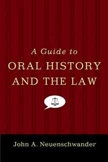 9780195365962-0195365968-A Guide to Oral History and the Law (Oxford Oral History Series)
