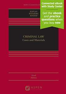 9781543810783-1543810780-Criminal Law: Cases and Materials [Connected eBook with Study Center] (Aspen Casebook)