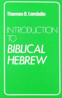 9780232513691-0232513694-Introduction to Biblical Hebrew