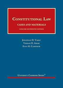 9781647083625-1647083621-Constitutional Law, Cases and Materials, Concise (University Casebook Series)