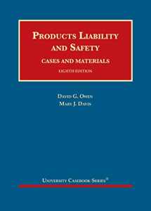 9781634608213-1634608216-Products Liability and Safety, Cases and Materials (University Casebook Series)