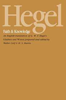 9780887068263-088706826X-Hegel: Faith and Knowledge
