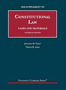 9781684679843-1684679842-Constitutional Law, Cases and Materials, 15th, 2020 Supplement (University Casebook Series)