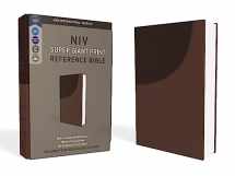 9780310449379-0310449375-NIV, Super Giant Print Reference Bible, Leathersoft, Brown, Red Letter, Comfort Print