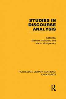 9780415723848-0415723841-Studies in Discourse Analysis (RLE Linguistics B: Grammar)