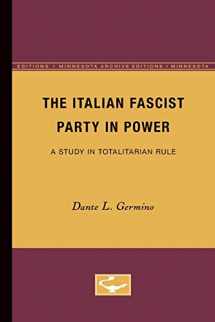 9780816660346-0816660344-The Italian Fascist Party in Power: A Study in Totalitarian Rule