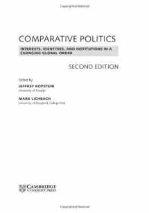 9780521843164-0521843162-Comparative Politics: Interests, Identities, and Institutions in a Changing Global Order