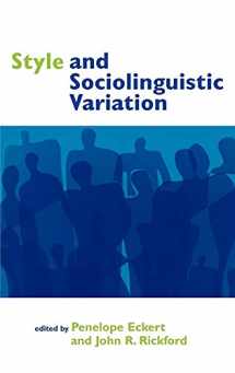 9780521591911-0521591910-Style and Sociolinguistic Variation