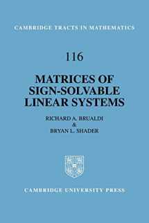 9780521105828-052110582X-Matrices of Sign-Solvable Linear Systems (Cambridge Tracts in Mathematics, Series Number 116)