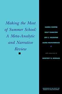 9780631221524-0631221522-Making the Most of Summer School: A Meta-Analytic and Narrative Review (Monographs of the Society for Research in Child Development)