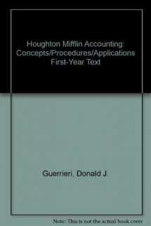 9780395341629-0395341620-Houghton Mifflin Accounting: Concepts/Procedures/Applications First-Year Text