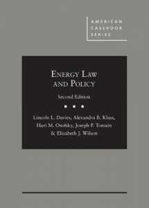 9781640208285-1640208283-Energy Law and Policy (American Casebook Series)