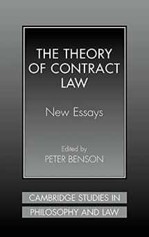 9780521640381-0521640385-The Theory of Contract Law: New Essays (Cambridge Studies in Philosophy and Law)