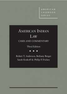 9780314290236-0314290230-American Indian Law: Cases and Commentary, 3d (American Casebook Series)