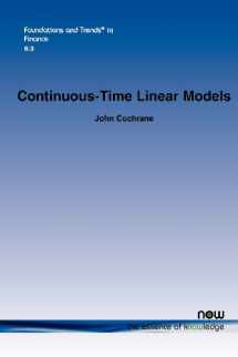9781601985866-160198586X-Continuous-Time Linear Models (Foundations and Trends(r) in Finance)