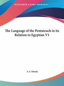 9781161387070-1161387072-The Language of the Pentateuch in its Relation to Egyptian V1