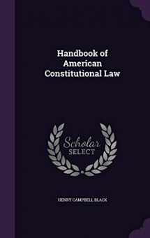 9781341197512-1341197514-Handbook of American Constitutional Law