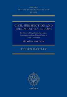 9780198879749-0198879741-Civil Jurisdiction and Judgements in Europe: The Brussels I Regulation, the Lugano Convention, and the Hague Choice of Court Convention (Oxford Private International Law Series)