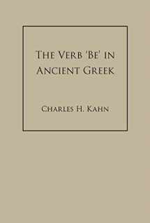 9780872206441-0872206440-The Verb 'Be' In Ancient Greek