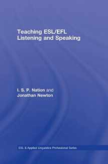 9780415989695-0415989698-Teaching ESL/EFL Listening and Speaking (ESL & Applied Linguistics Professional Series)