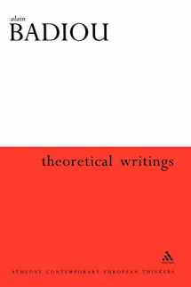 9780826461469-0826461468-Theoretical Writings (Athlone Contemporary European Thinkers)