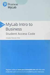 9780135912898-013591289X-Better Business -- 2019 MyLab Intro to Business with Pearson eText Access Code