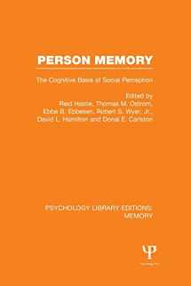 9781138978218-1138978213-Person Memory (PLE: Memory) (Psychology Library Editions: Memory)