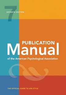 9781433832178-1433832178-Publication Manual (OFFICIAL) 7th Edition of the American Psychological Association
