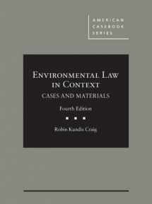 9781634593045-1634593049-Environmental Law in Context (American Casebook Series)