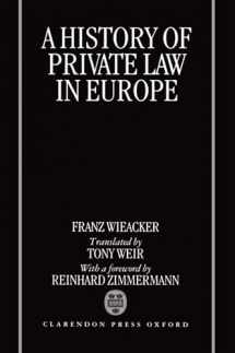 9780198258612-0198258615-A History of Private Law in Europe: with particular reference to Germany