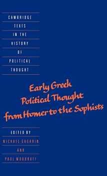 9780521431927-0521431921-Early Greek Political Thought from Homer to the Sophists (Cambridge Texts in the History of Political Thought)