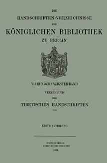 9783662228173-3662228173-Verzeichnis der Tibetischen Handschriften der Königlichen Bibliothek zu Berlin (Die Handschriften-Verzeichnisse der Königlichen Bibliothek zu Berlin, 24) (German Edition)