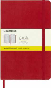 9788862930338-886293033X-Moleskine Classic Notebook, Hard Cover, Large (5" x 8.25") Squared/Grid, Scarlet Red, 240 Pages