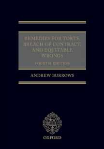 9780198705949-0198705948-Remedies for Torts, Breach of Contract, and Equitable Wrongs