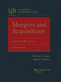 9781647085957-1647085950-Mergers and Acquisitions, Cases and Materials (University Casebook Series)
