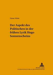 9783631385517-363138551X-Der Aspekt des Politischen in der frühen Lyrik Hugo Sonnenscheins (Literarhistorische Untersuchungen) (German Edition)
