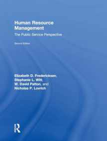 9781138919983-1138919985-Human Resource Management: The Public Service Perspective